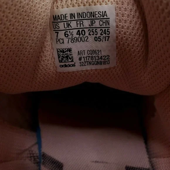 Adidas Pro Model Youth Shoes Size 7 Pink Gold Sneaker Womens Size 9 EU 40 CQ0621 - Picture 7 of 10